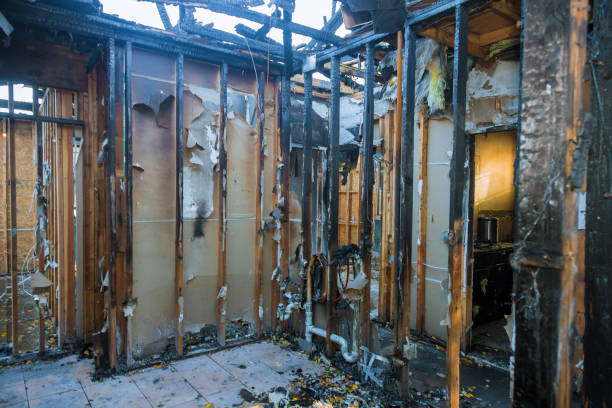 Professional Fire Damage Assessment technician working in Leominster, MA